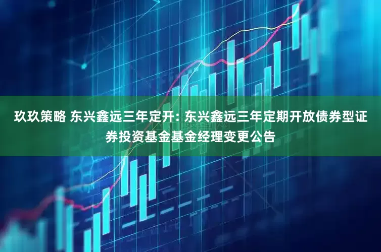 玖玖策略 东兴鑫远三年定开: 东兴鑫远三年定期开放债券型证券投资基金基金经理变更公告